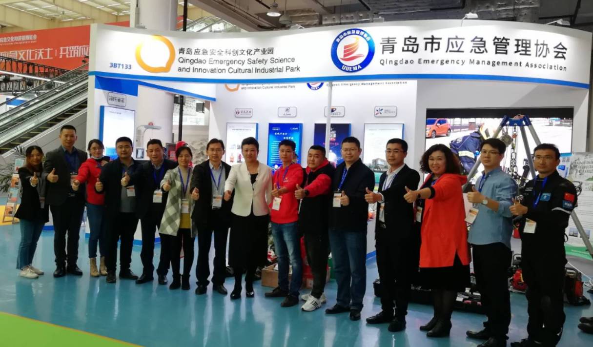 峻海物聯(lián)攜消防單兵裝備參加山東省應(yīng)急裝備展覽會(huì)