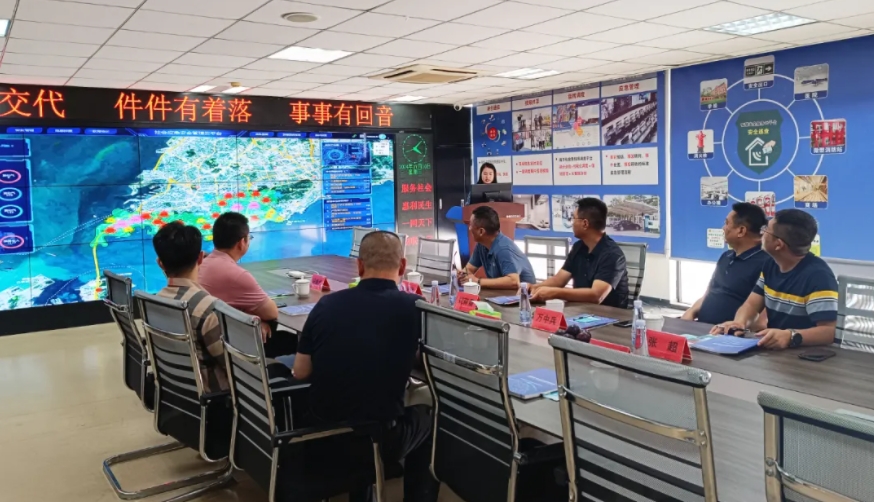 新疆石河子市應急管理局一行蒞臨峻海物聯考察調研